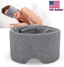 Handmade Cotton Sleep Mask Blackout Comfortable & Breathable Eye Mask Sleeping