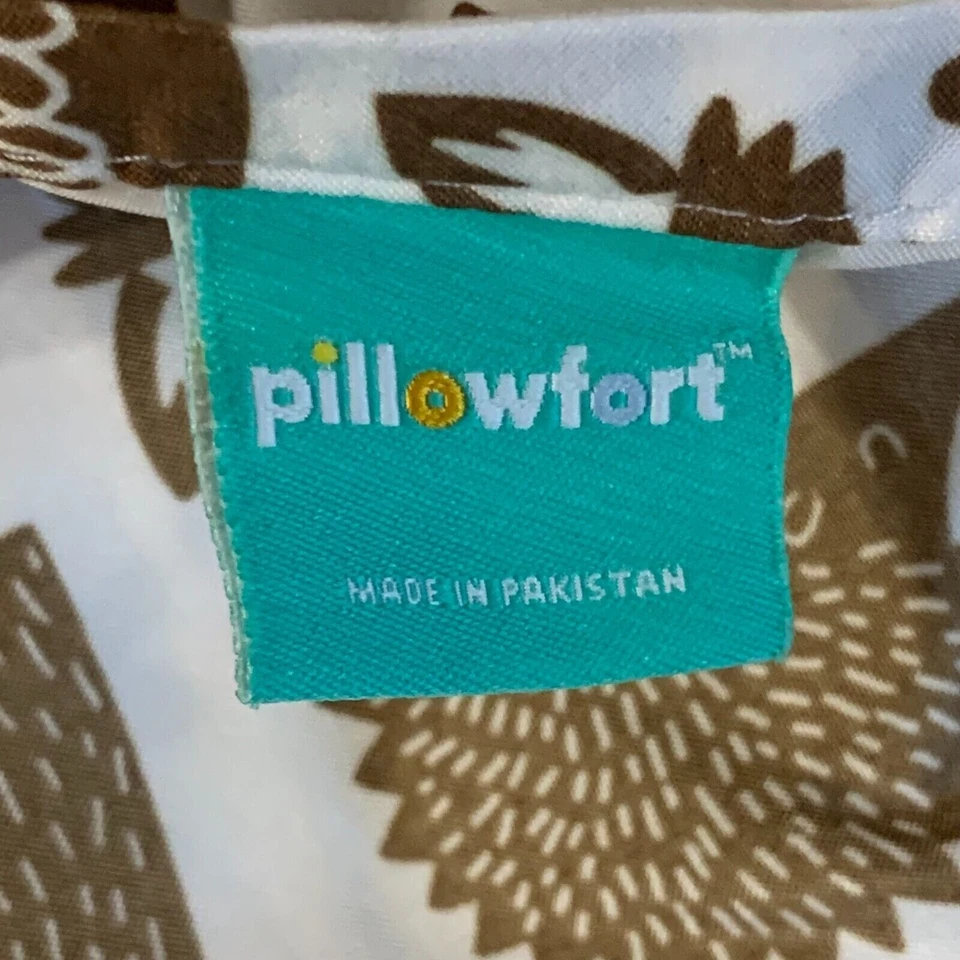 PILLOWFORT Juego de Sábanas Animales del Bosque Microfibra Marrón 3 Piezas Doble Búho Oso Zorro Foto 3 de 4