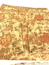 Nancy Koltes LUXURY FINE LINENS Reversible KING Duvet + 2 SHAMS MADE IN ITALY😍