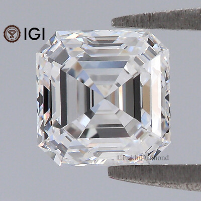 1.56 CT IGI Certified Emerald Cut Diamond White-D Color VVS2 Clarity Lab Diamond