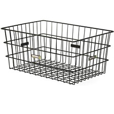 Basil Fahrradkorb Hinterradkorb Zembla XXL weitmaschig schwarz 53x37x23cm