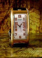 Watermans Curvex Quartz  Watch HALF PRICE  rectangular case IPG gold finish 917