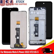 For Motorola Moto G Power 2022 XT2165-5 LCD Display Touch Screen Digitizer Frame