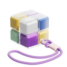 Portable Square Medicine Box-Modern Design-Seven-Day Weekly Storage
