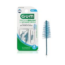 GUM Proxabrush Go-Betweens Refills - Wide - Compatible with GUM Permanent...