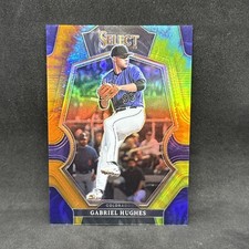 2023 Panini Select #159 Gabriel Hughes Premier Tie Dye Prizm  /25