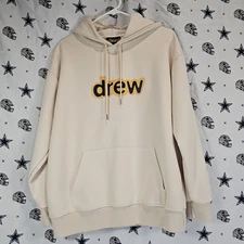 Drew House Hoodie Sweatshirt Brown Mens Large Justin Bieber