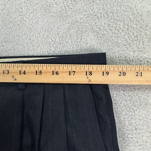 VTG Monsieur Givenchy Mens 46R Suit Pinstripe Double Breasted Blazer Pants 38x30 - Picture 16 of 20
