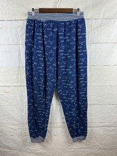 Harry Potter Wizarding World Blue Owl Sleep Pants Size Large Pajamas Universal