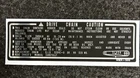 Drive Chain Caution Decal Sticker OEM Style —HONDA CBR1000 F SC24-