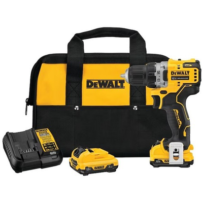 #ad DEWALT XTREME 12v Max 3 8 in Keyless Brushless Cordless Drill 2 Batteries $67.77