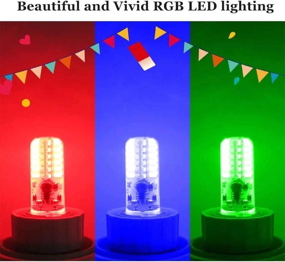 1~8x G4 3W LED DC 12V Red Blue Green White Capsule Light 3014 SMD Corn Lamp Bulb - Image 2 of 4