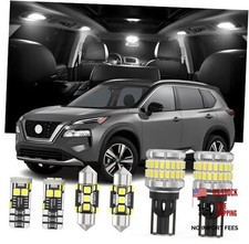 Interior LED Light Kit  Back Up Bulb Reverse Lights for Nissan Rogue 11 Pieces