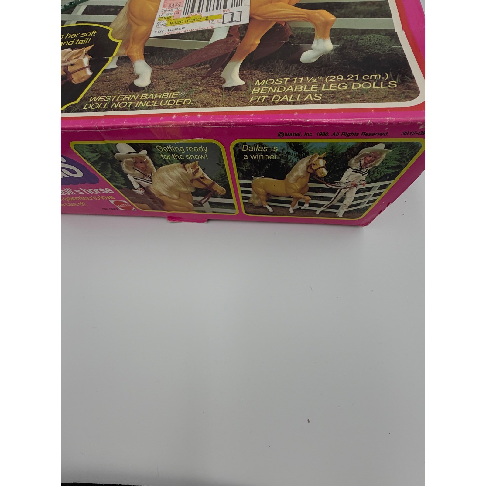 Vintage 1980 Mattel Dallas Barbie Horse Golden Palomino with
