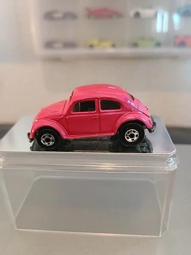 Vintage Hot Wheels Pink  66 VW Bug. Blackwall.
