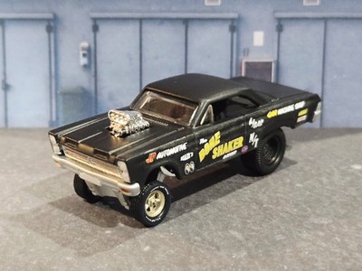    CUSTOM Hot Wheels '65 Mercury Comet Cyclone Gasser New Paint Real Riders