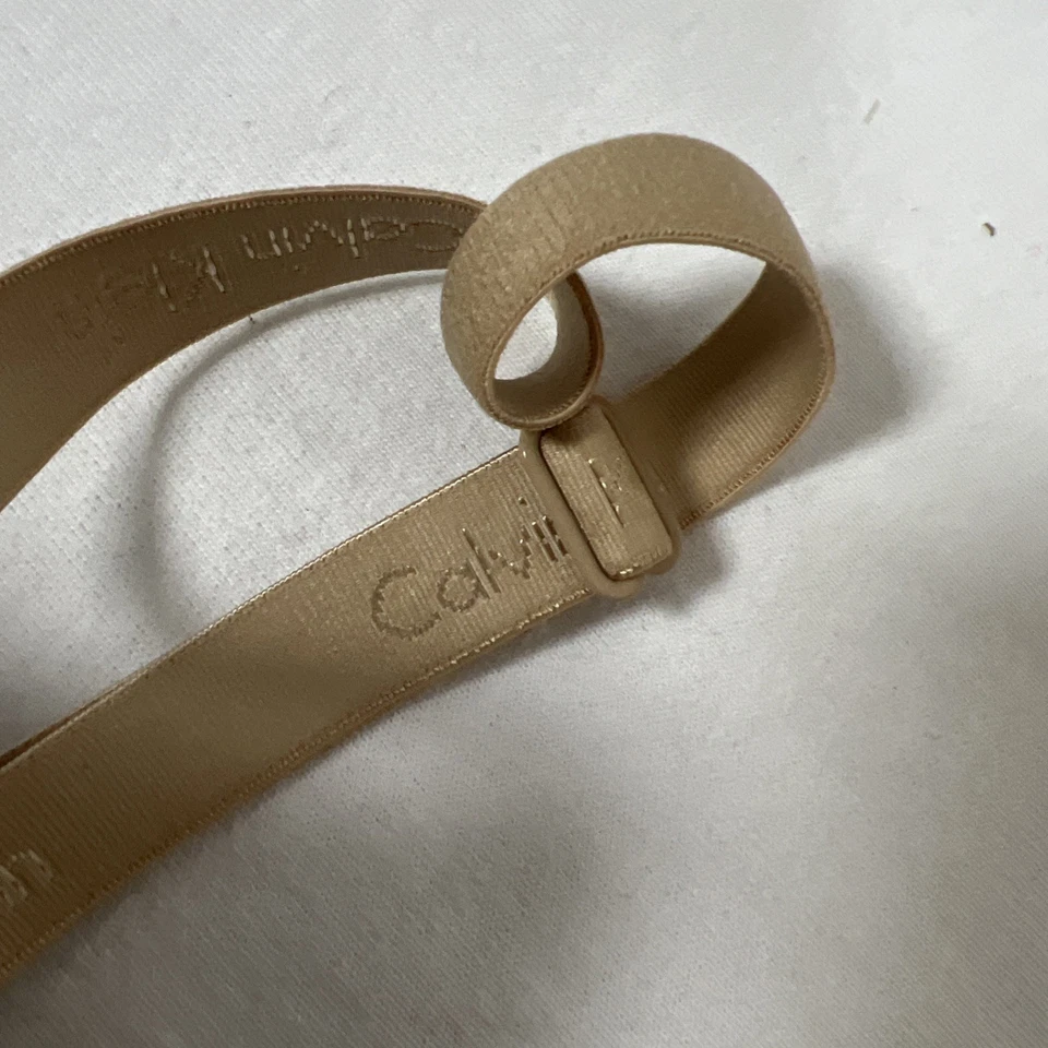 Calvin Klein Womens T Shirt Bra Beige Underwire Padded Back Closure 34D NWT - Image 3 of 4