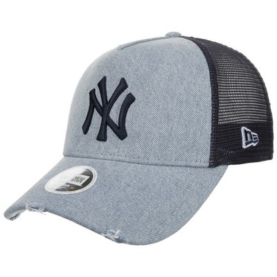 NEW ERA WMNS Denim Yankees Trucker Cap Basecap Baseballcap Truckercap Meshcap