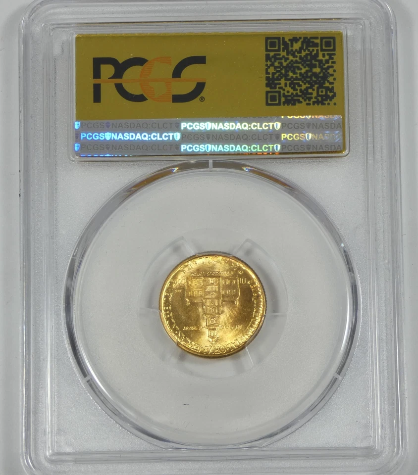 1926 Sesquicentennial of American Independence $2.50 Gold Commem PCGS MS 65 - Image 4 of 4