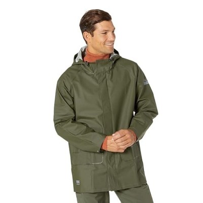 Helly Hansen Mandal PVC Regenjacke 100% wasserdicht EN 343 Grün XL