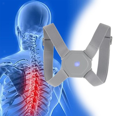 Verstellbarer Smart Rückenhaltungskorrektor Bandage Stützgürtel Vibration