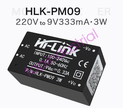 100-240V to 9V 3W Regulated Isolated Power Module AC-DC Power Converter