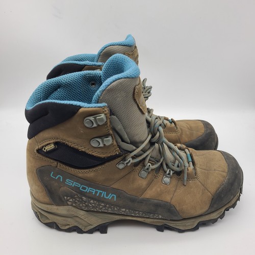 La Sportiva Nucleo High II GTX Boots Women's 8 Brown Waterproof Hiking - Picture 3 of 8