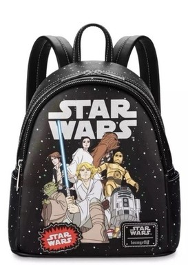 Disney Parks Star Wars Celebrate the Saga Loungefly Mini Rucksack Glow In Dark
