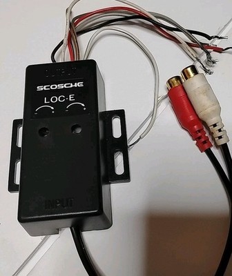 Scosche LOC-E Amp Upgrde Line Output Converter Amplifier Adapter 90's Car Audio