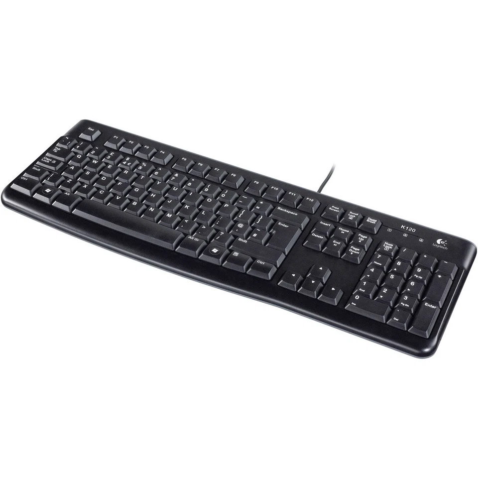 Logitech Keyboard K120 Business USB Tastatur Deutsch, QWERTZ Schwarz - Bild 3 von 4