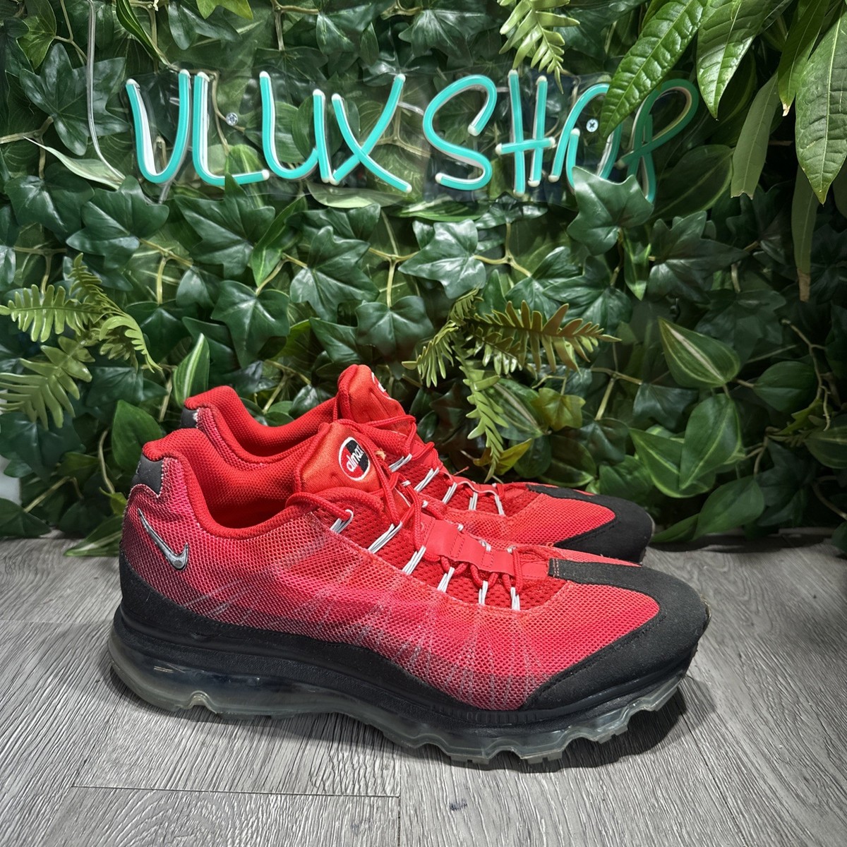 Nike Air Max 95 Dynamic Flywire Gym Red Black Gum 2013 Mens 13