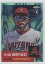 2022 Chrome Platinum Anniversary Aqua Lava Refractor /299 Yonny Hernandez 07rd