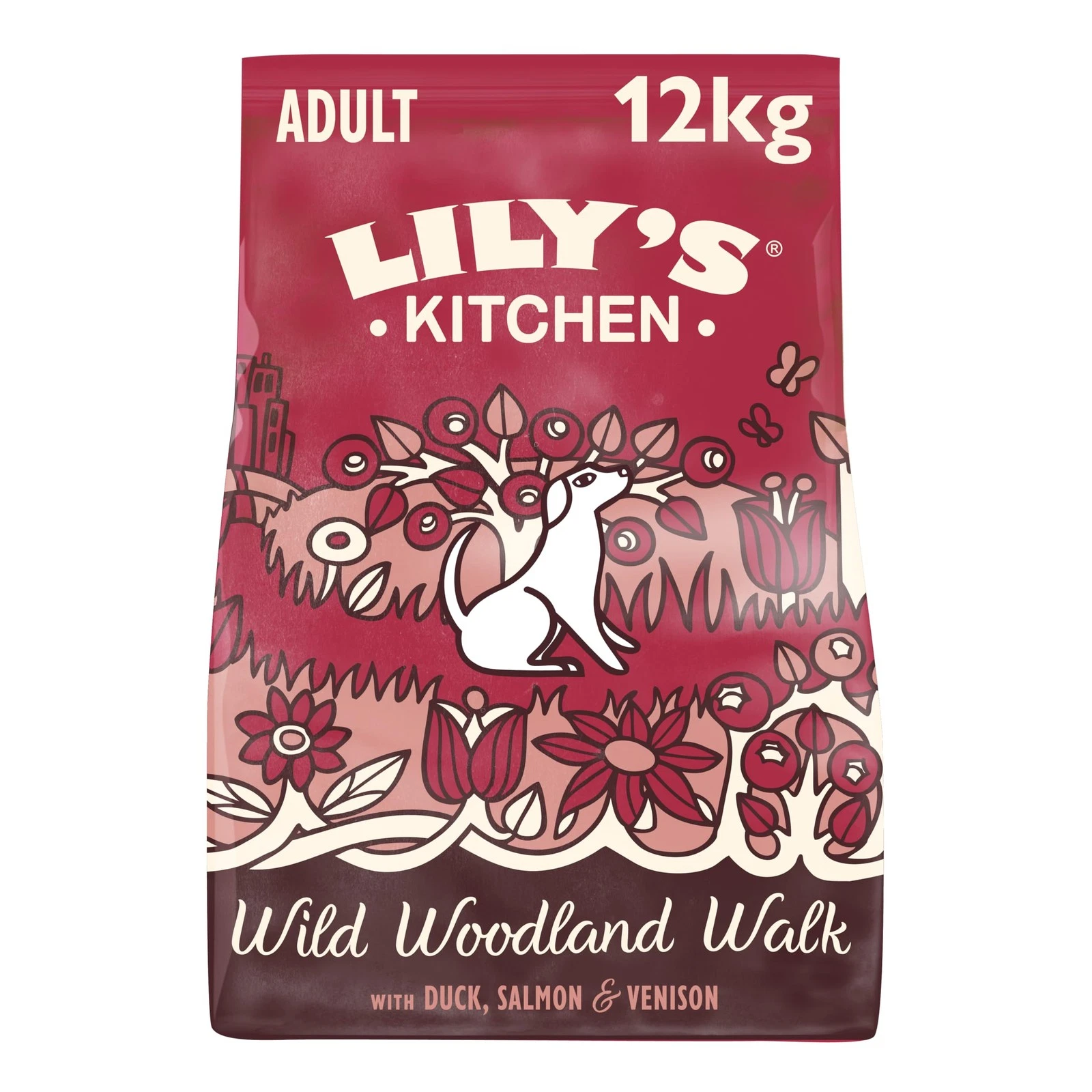 Made with Natural Ingredients Adult Dry Dog Food Duck Salmon &