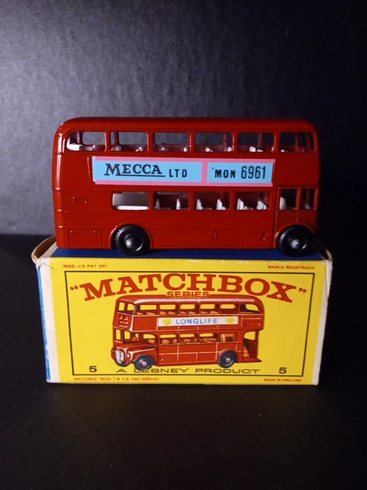 Matchbox Lesney #5D11 RouteMaster"BARON OF BEEF" 1965 Crisp Orig E3 Box "MINT" - Image 4 of 4