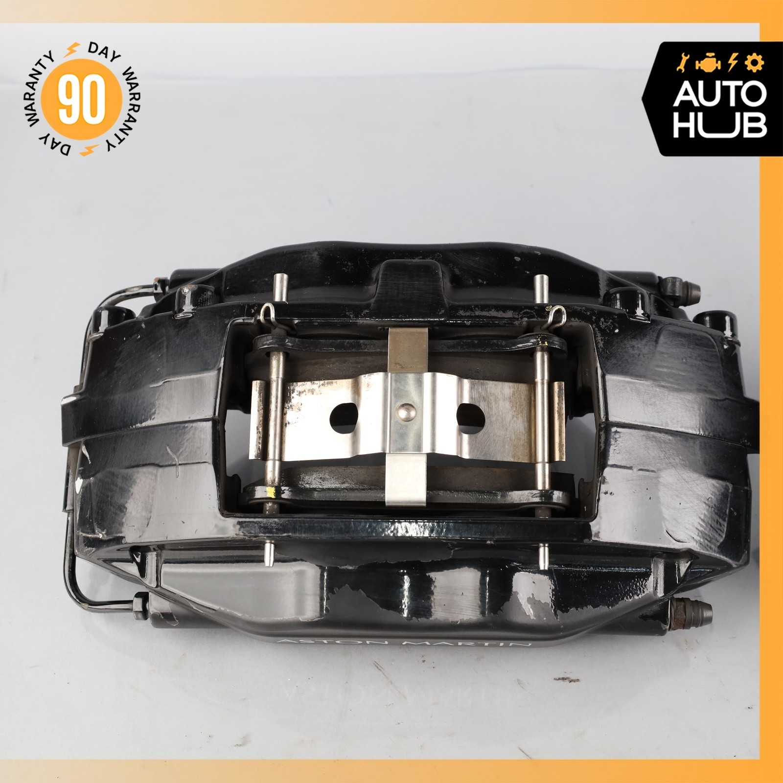 03-04 Aston Martin DB7 Vantage Front Brake Caliper Set Black 28124627AA OEM 38k