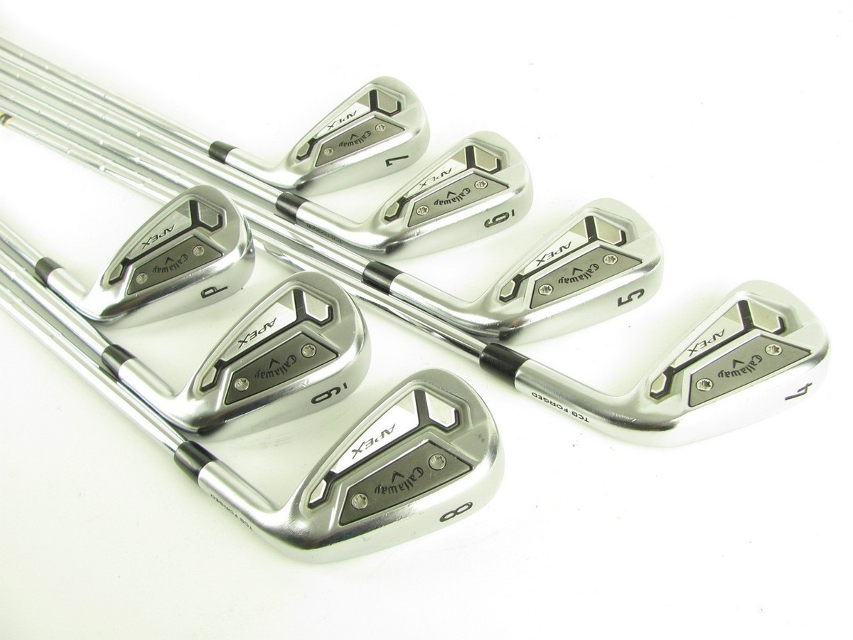Callaway Apex 2021 TCB Iron Set 4-PW Steel Dynamic Gold Tour Issue 