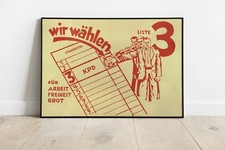 Poster KPD - for work, freedom, bread - election poster 1920s communism Antifa