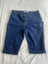 Women  s Canyon River Blues Dark Blue Denim Jeans/ Jeggings Size waist 30. Used.