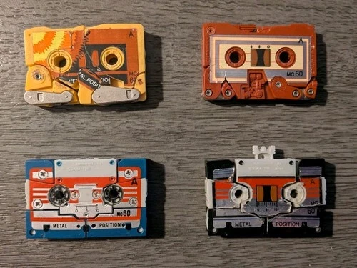 Transformers G1 - Autobot Cassettes - Vintage - US Seller