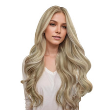Blonde Tape in Hair Extensions Color 16P22 Injected Hair Extensions Tape in 14In