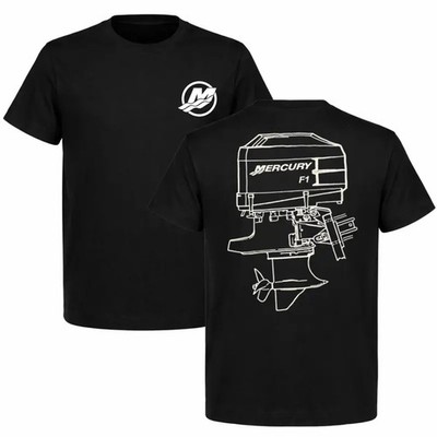 Mercury F1 Outboard T-Shirt, Boat Engine Shirt, Mercury Marine Racing Tee, Outbo