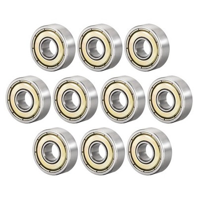 10pack 607ZZ Ball Bearings Double Shield 7mmx19mmx6mm High Carbon Steel Z1