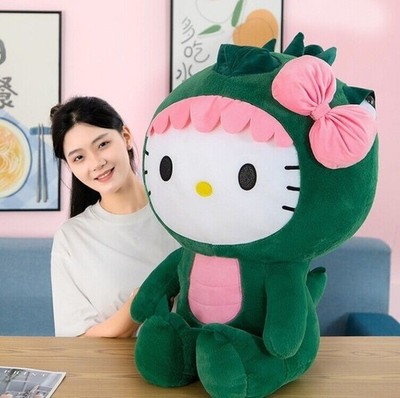 Hello@Kitty- Dinosaur Cartoon Plush Stuffed Animal Doll TeddyBear ToySoft@
