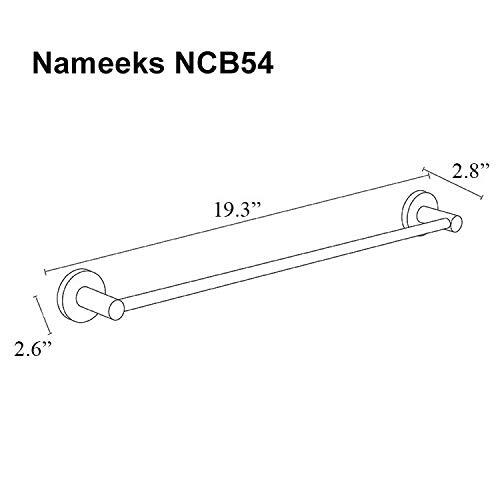 NCB54 Towel Bar, Size, Black - Imagen 2 de 2