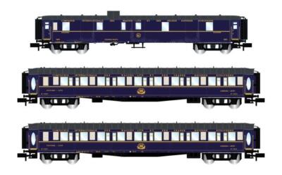 Arnold 3-tlg. Set Train Bleu Reisezugwagen, Ep. III, CIWL HN4401