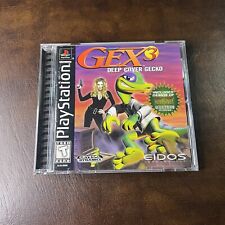Gex 3 Deep Cover Gecko PS1 PlayStation 1 + Reg Card - Complete CIB