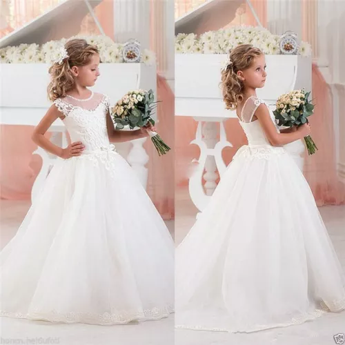 NEW Communion Party Prom Princess Pageant Bridesmaid Wedding Flower Girl Dress - Picture 1 of 6