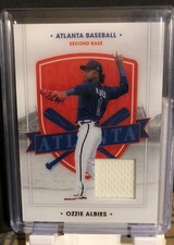 Ozzie Albies 2021 Chronicles America's Pastime Jersey - Braves 