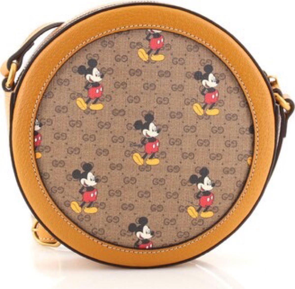 GUCCI x Disney Round Shoulder Bag Mickey Mouse Beige GG GUCCI x Disney Round Shoulder Bag Mickey Mouse Beige GG