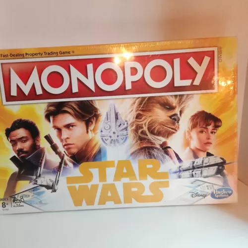 2017 Disney Hasbro Star Wars Monopoly Board Game Han Solo Edition - new, sealed